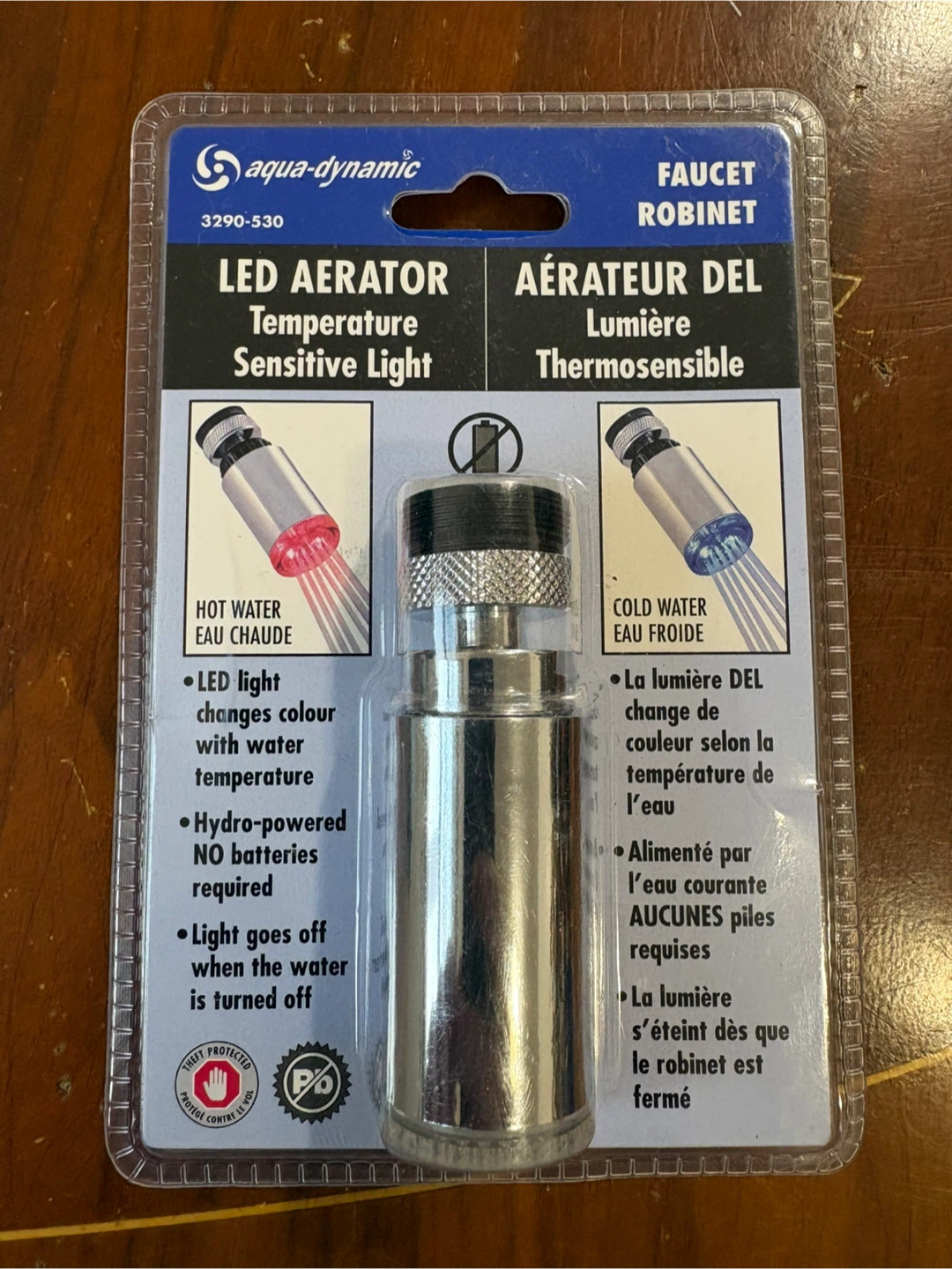 Aqua-Dynamic LED Faucet Aerator