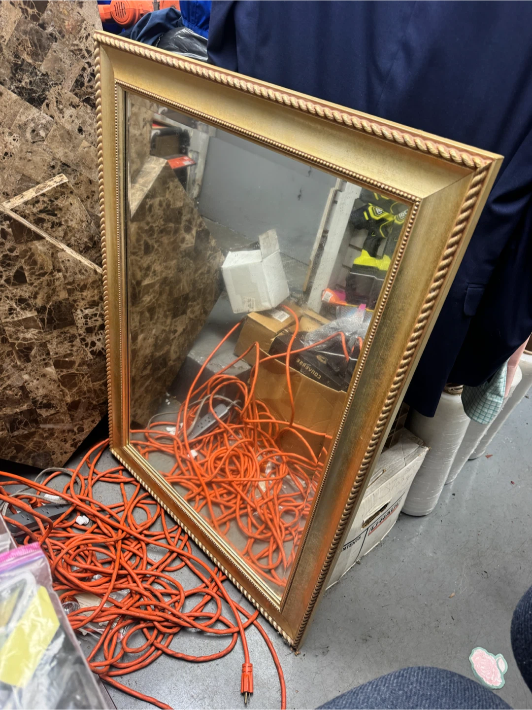 Gold Framed Wall Mirror