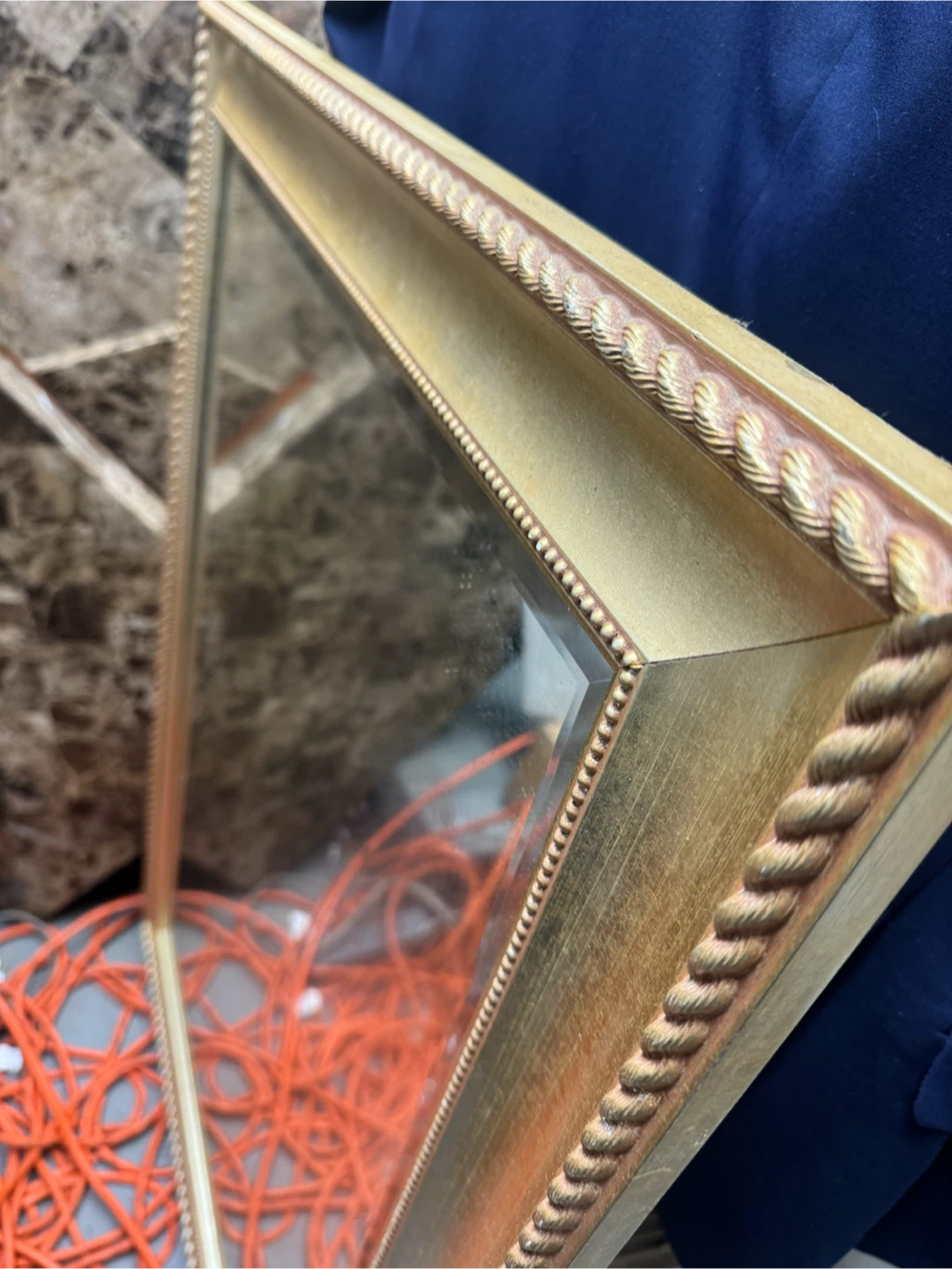 Gold Framed Wall Mirror - photo 2