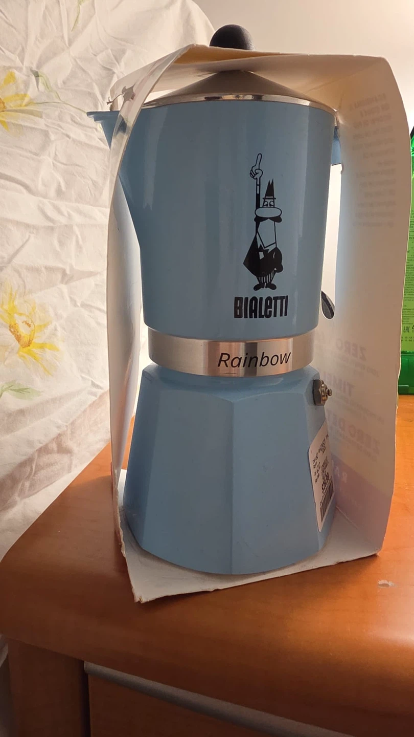 Bialetti Rainbow Moka Pot Espresso Maker - Blue - photo 2