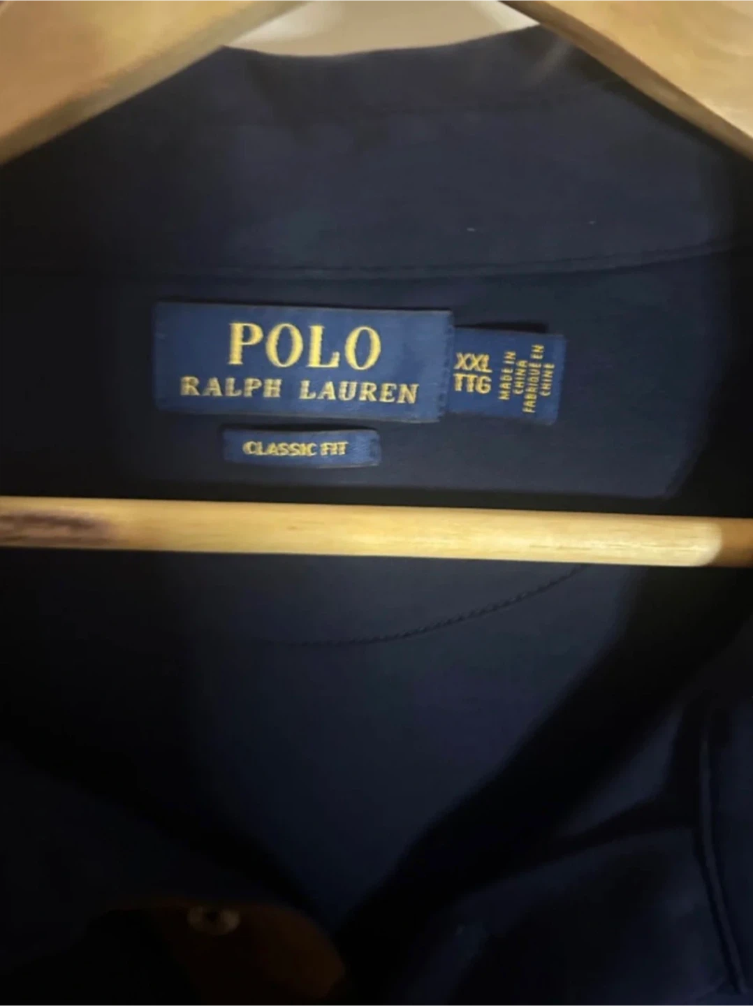 Polo Ralph Lauren Long Sleeve Polo Shirt - Navy Blue - XXL - photo 3