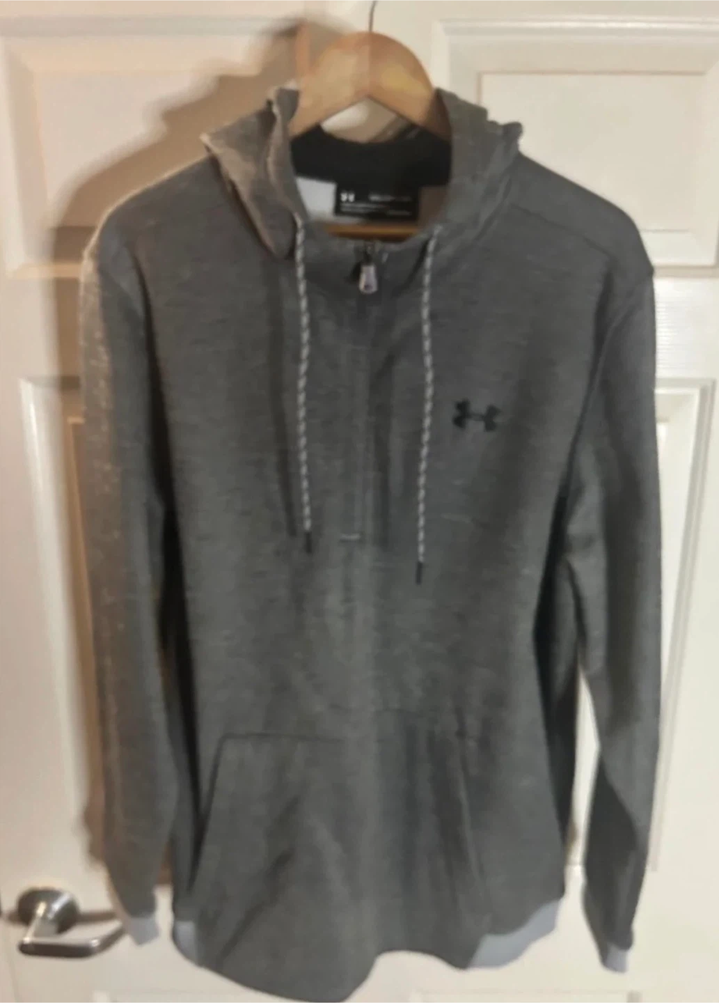 Under Armour ColdGear Hoodie, Grey, US XXL