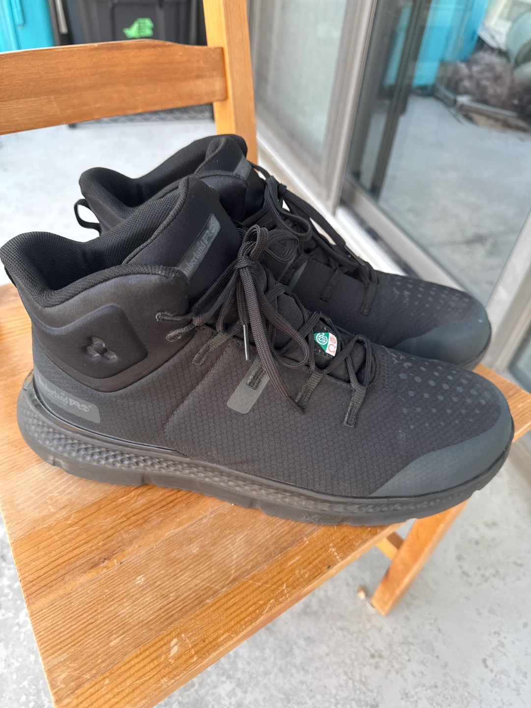 Timberland PRO Black Mid-Top Work Shoes - photo 2