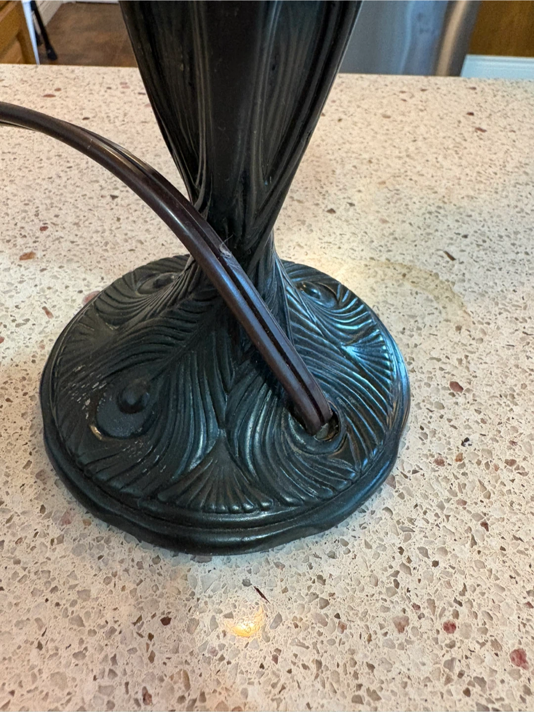 Tiffany Style Stained Glass Accent Lamp - photo 4