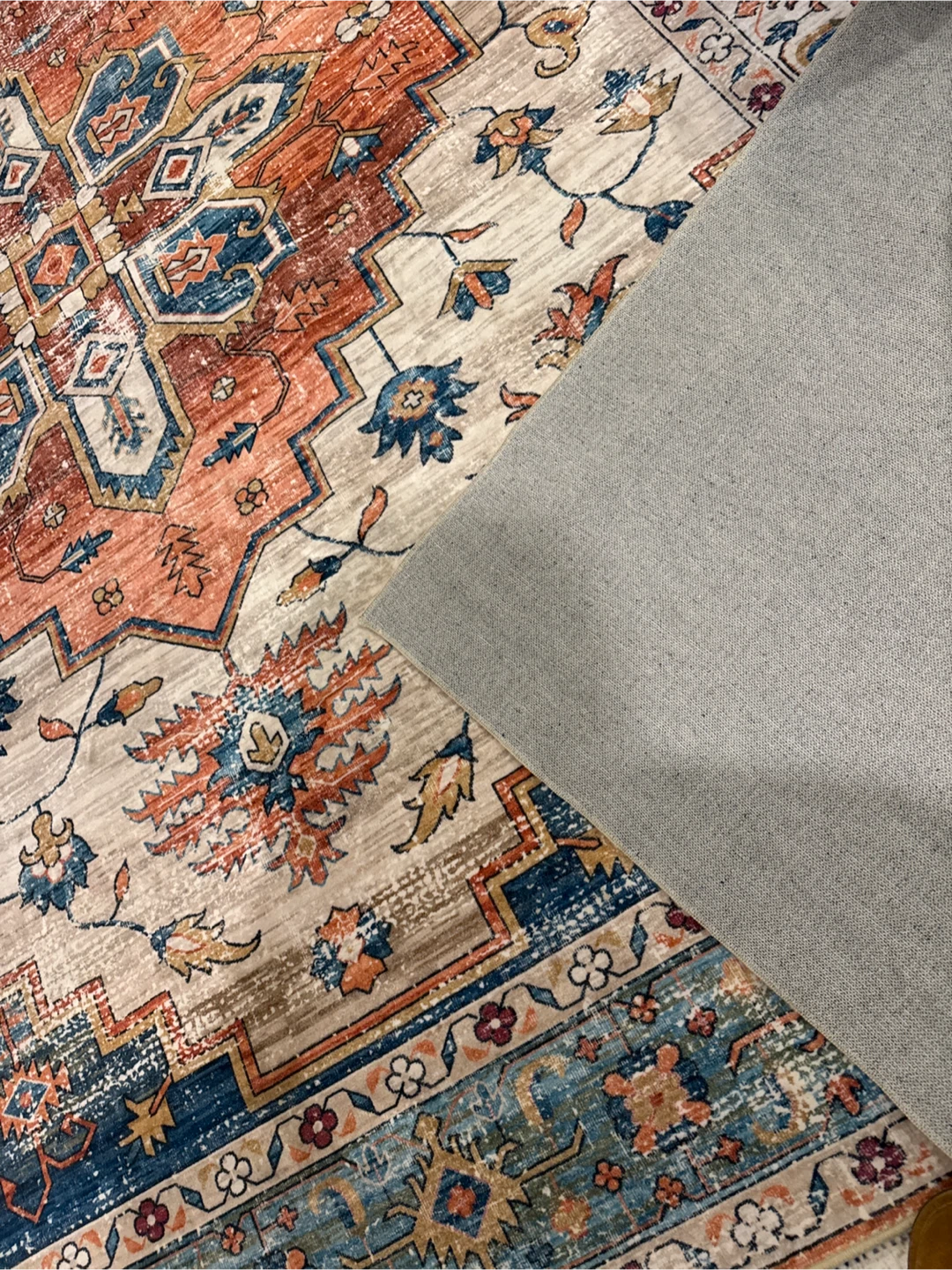 Distressed Medallion Area Rug - photo 5