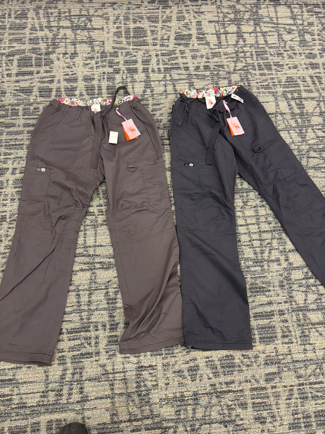 Scrub Pants - Grey & Charcoal