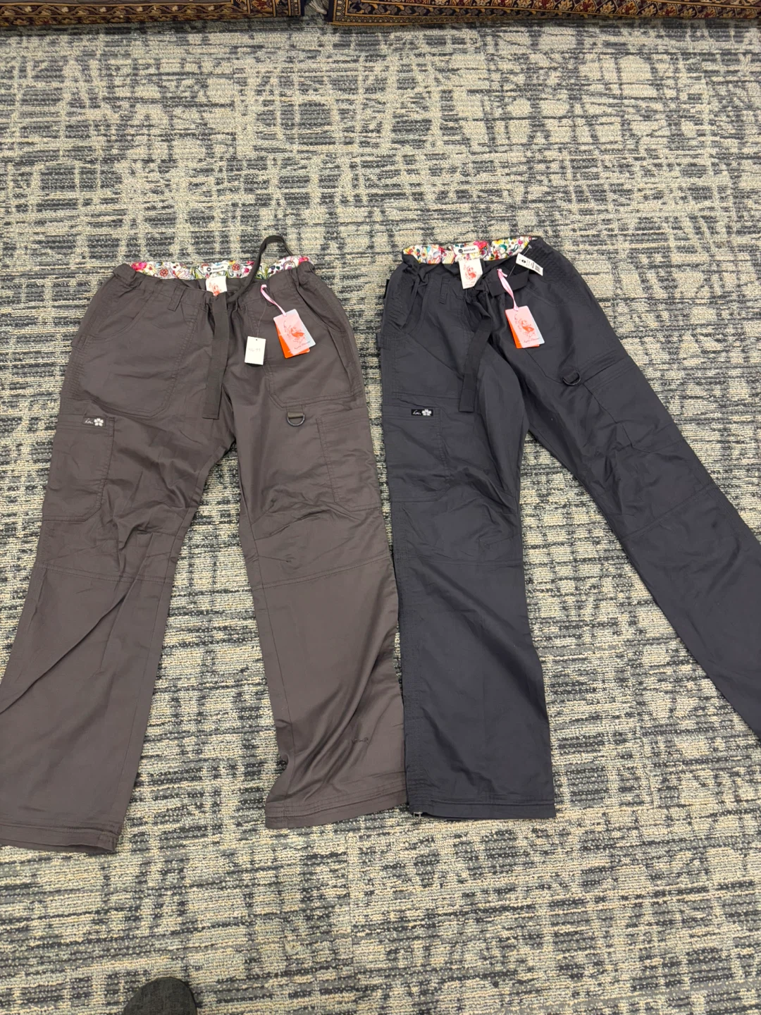 Scrub Pants - Grey & Charcoal - photo 3
