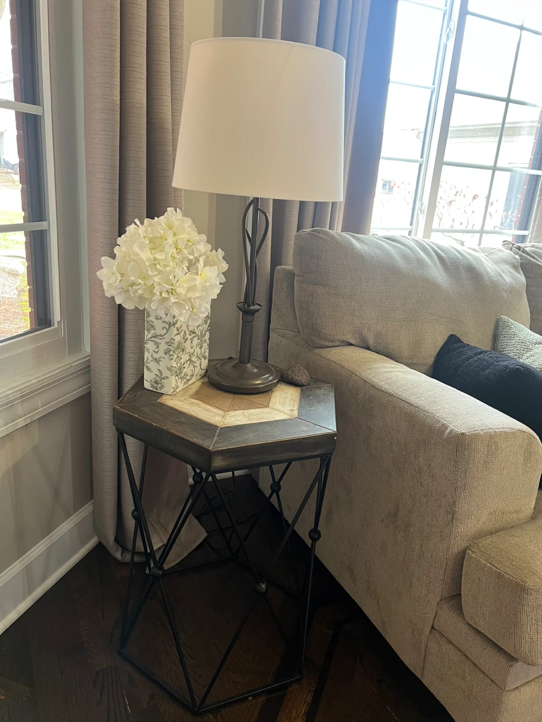 Hexagonal Accent Table - photo 3
