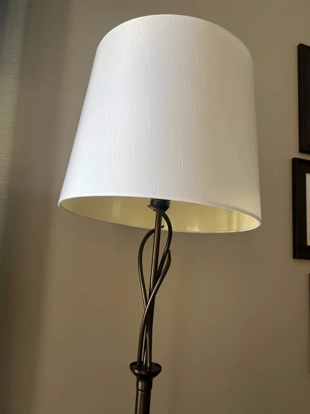 Floor Lamp with White Shade - photo 2