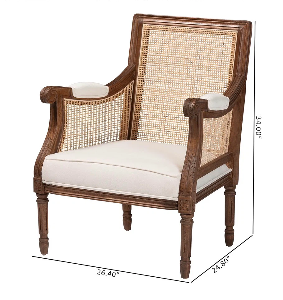 New Traditional French Accent Arm Chair - photo 2