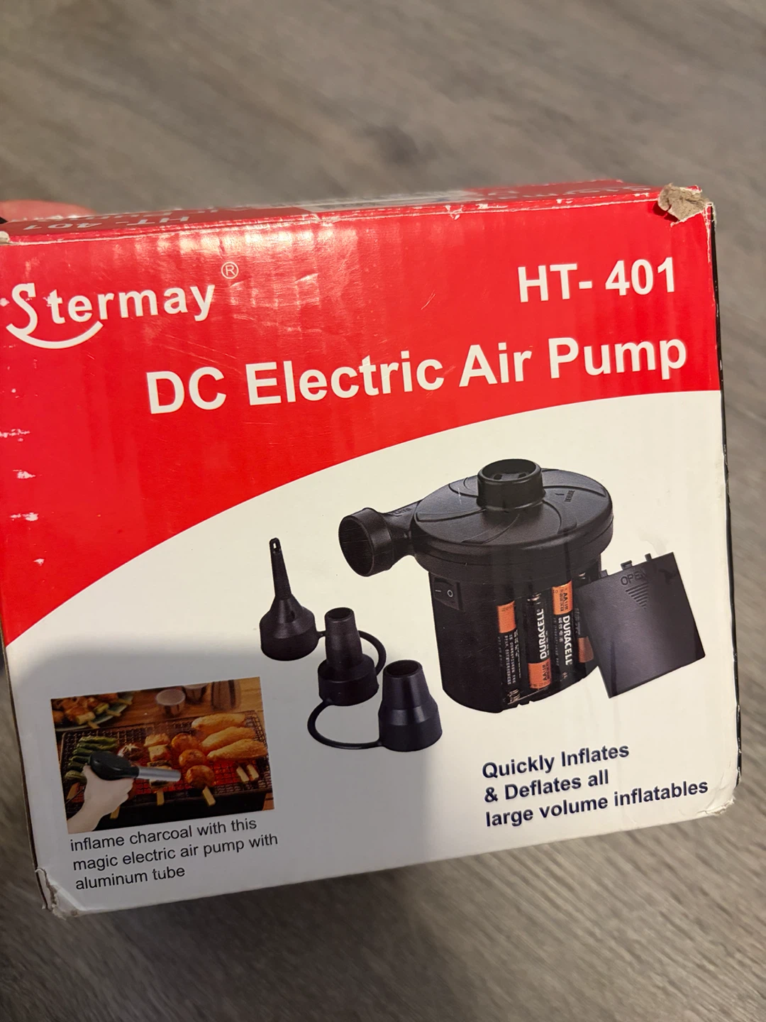 (Camping) AA battery operated Electric Air Pump