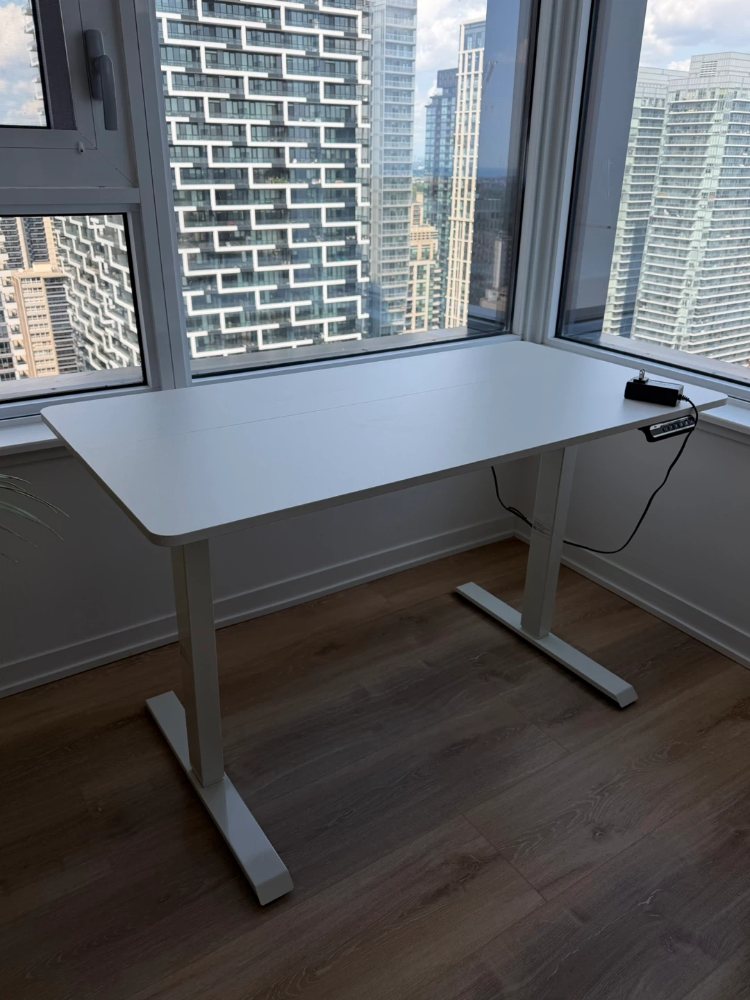 White Standing Desk