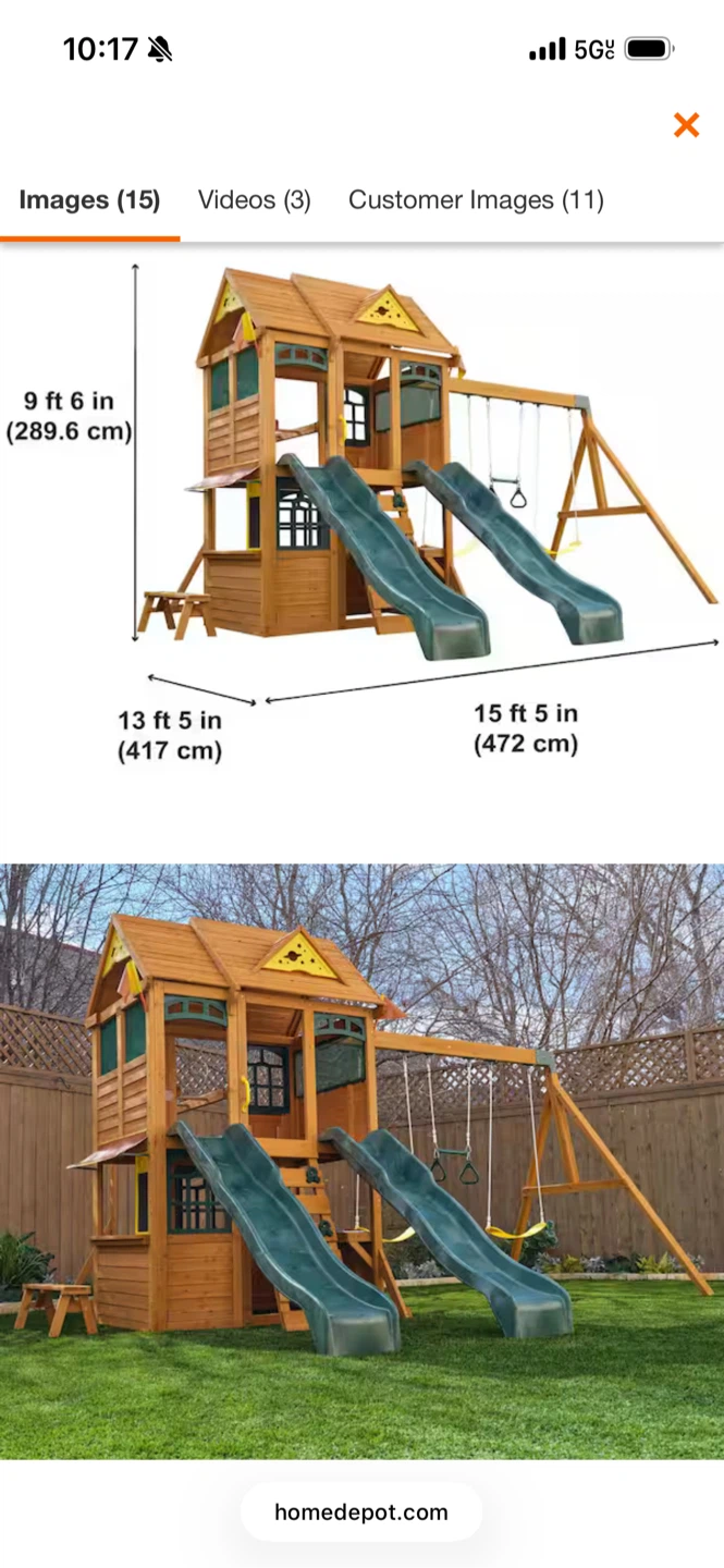 Kidkraft Wooden Swing Set - photo 4