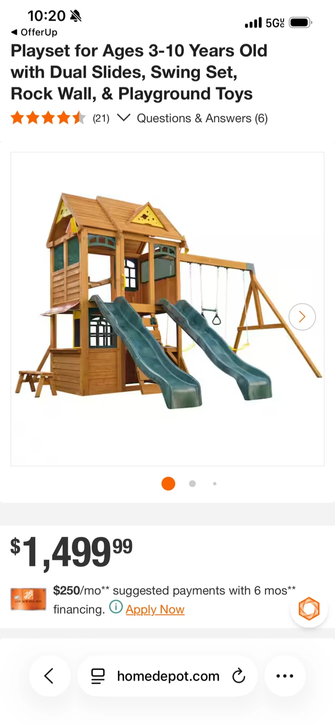 Kidkraft Wooden Swing Set - photo 5