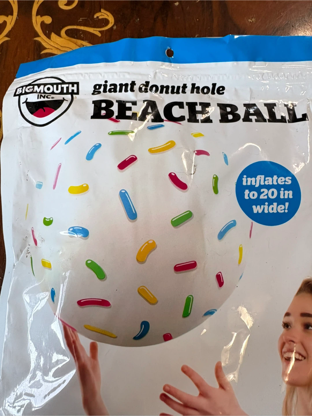 BIGMOUTH INC. Giant Donut Hole Beach Ball - photo 2