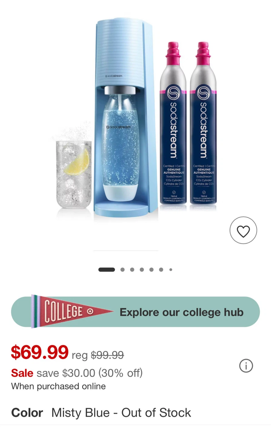 SodaStream Sparkling Water Maker