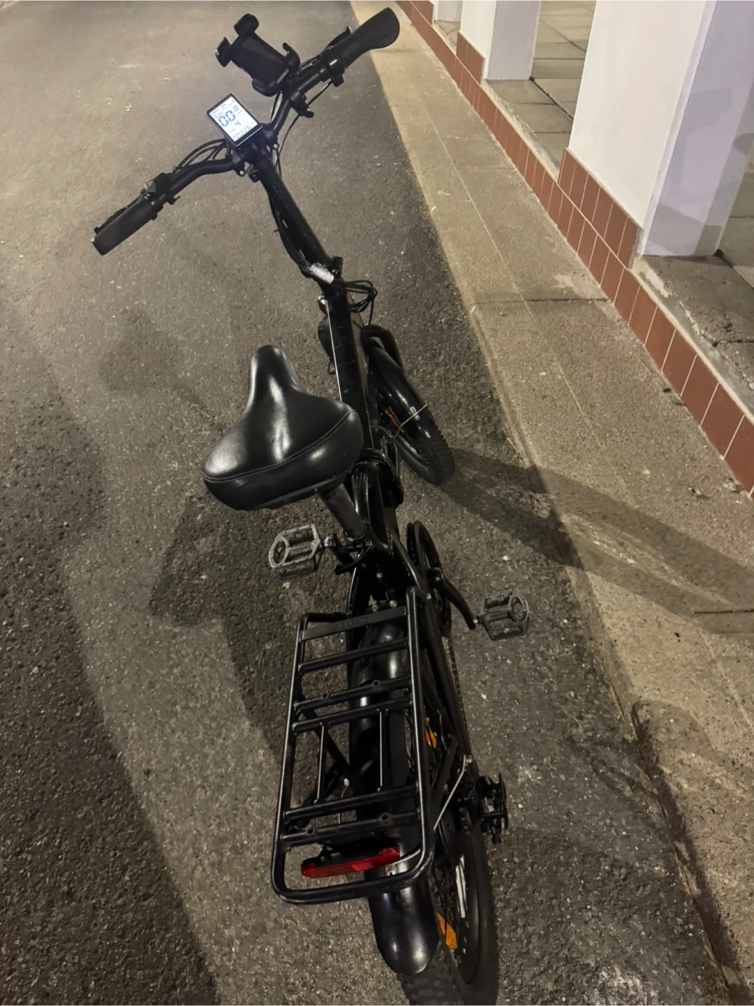 Black Folding Electric Bike - photo 3