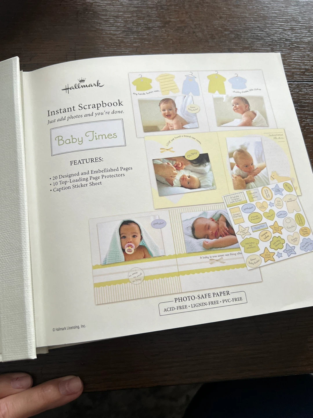 Hallmark Baby Times Instant Scrapbook - photo 2