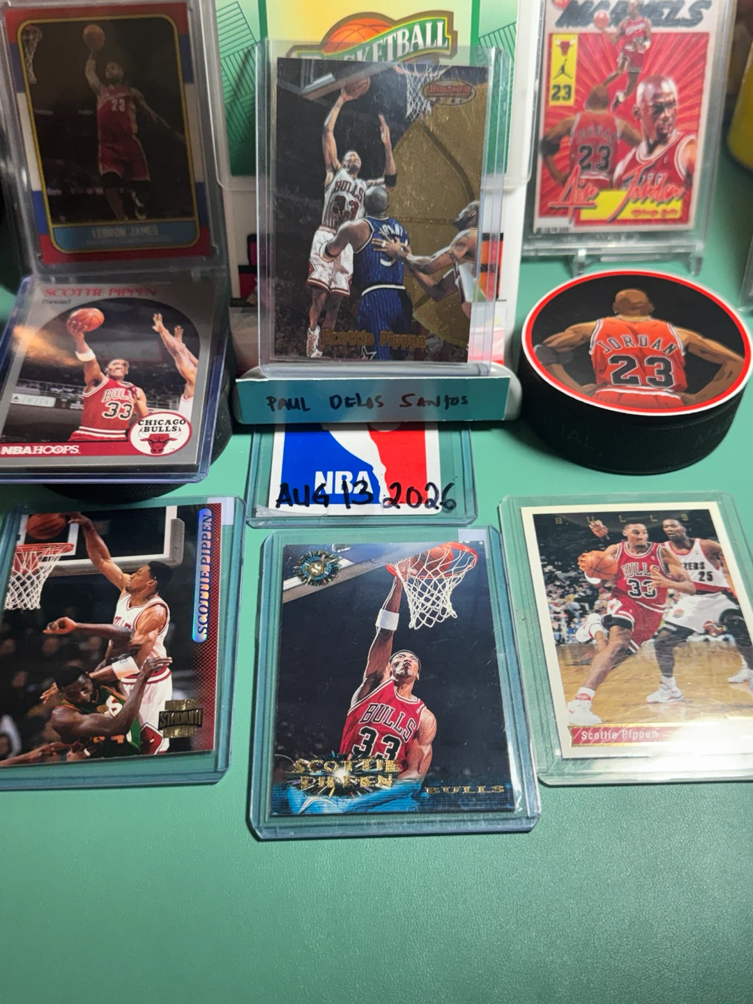 Scottie Pippen NBA Basketball Trading Cards Lot