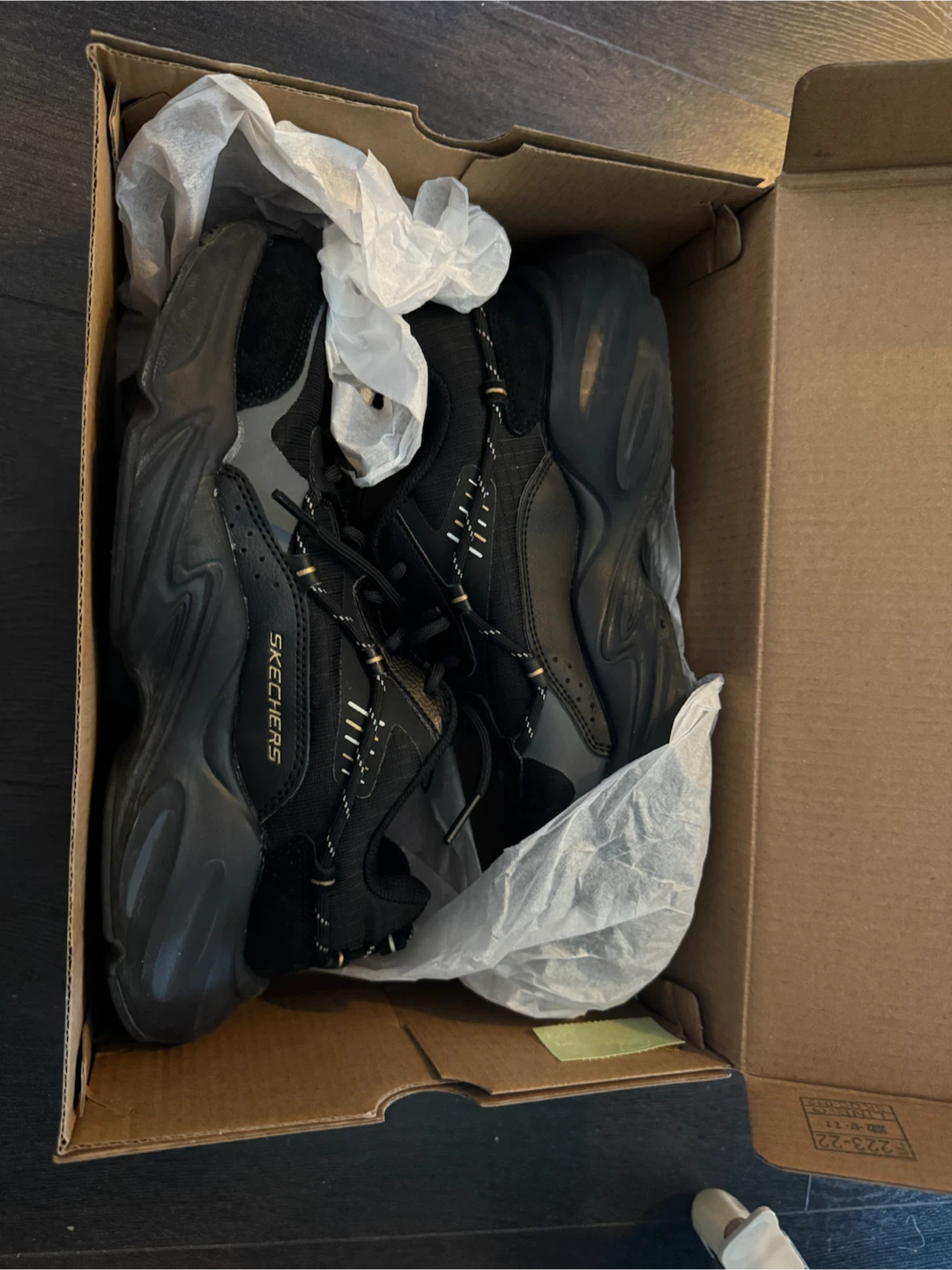 Skechers Men's Memory Foam "Stamina Airy" Shoes - Black - photo 2