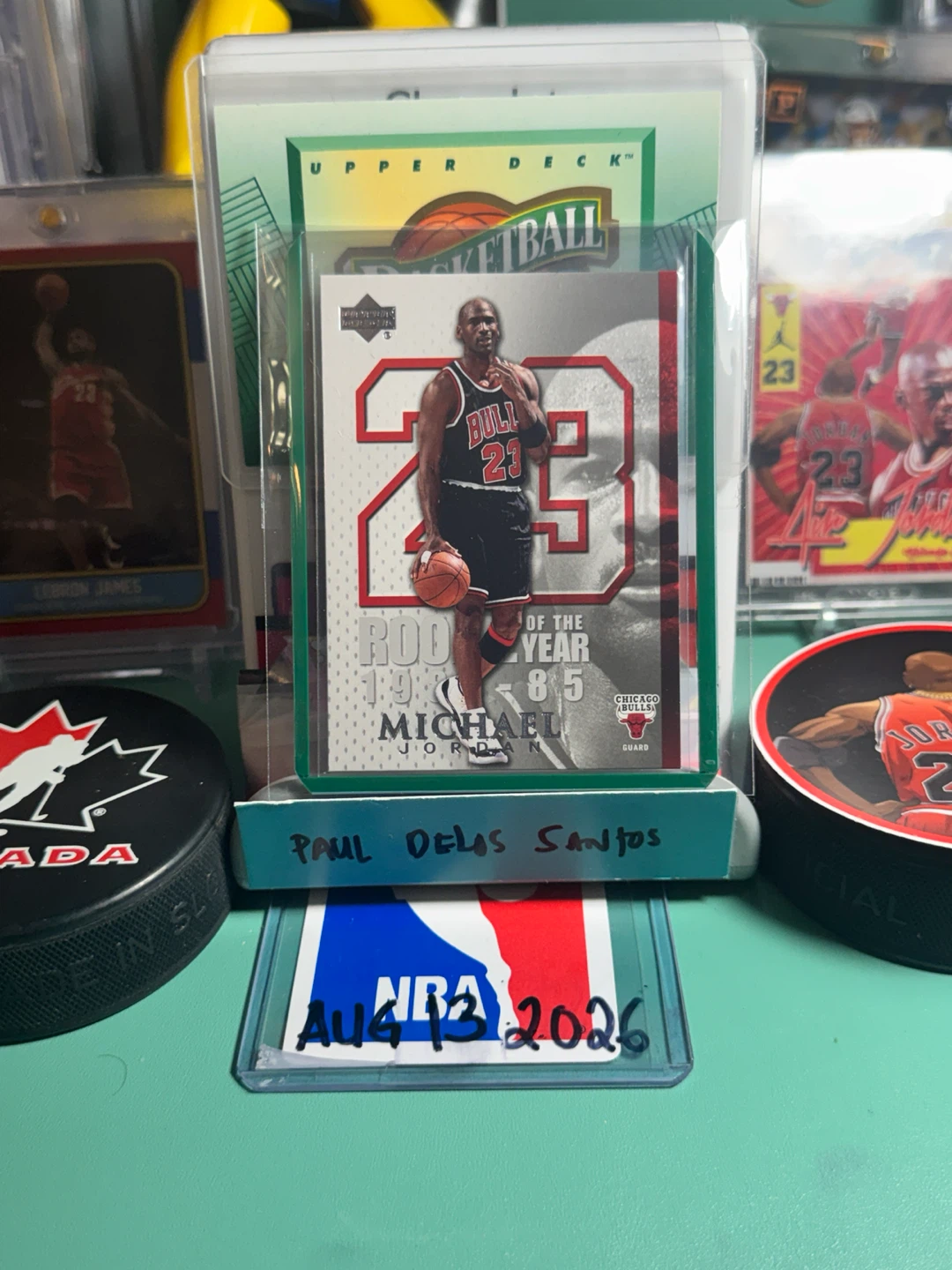Michael Jordan Rookie Year 1987-88 Upper Deck Basketball Card - photo 2