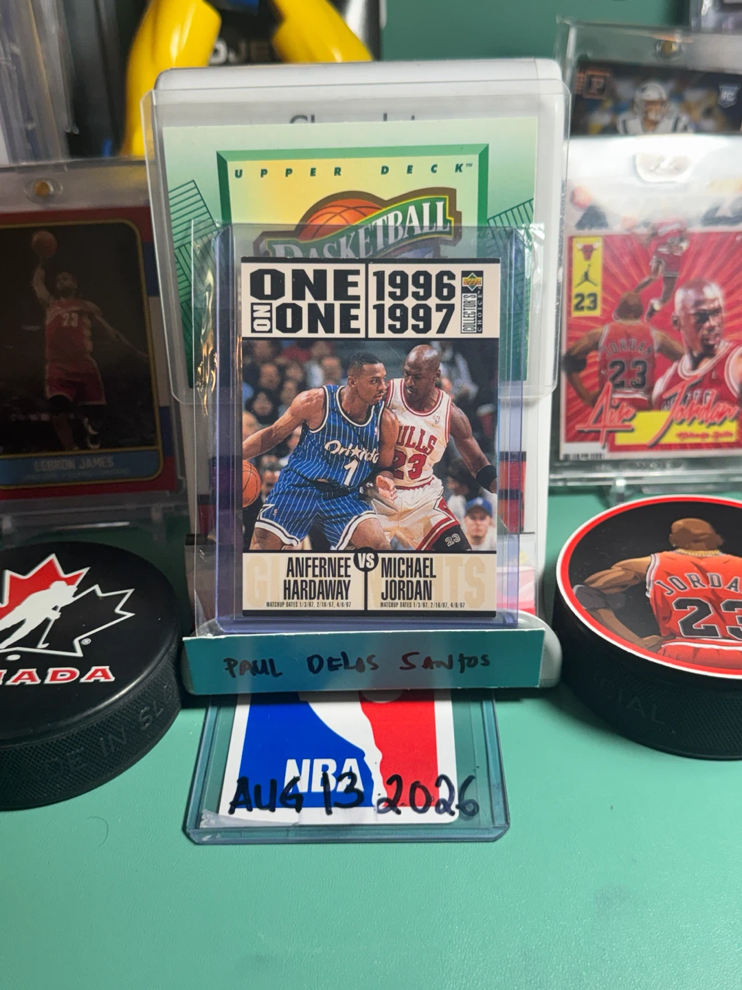 1996-1997 Upper Deck One On One Basketball Card - photo 2