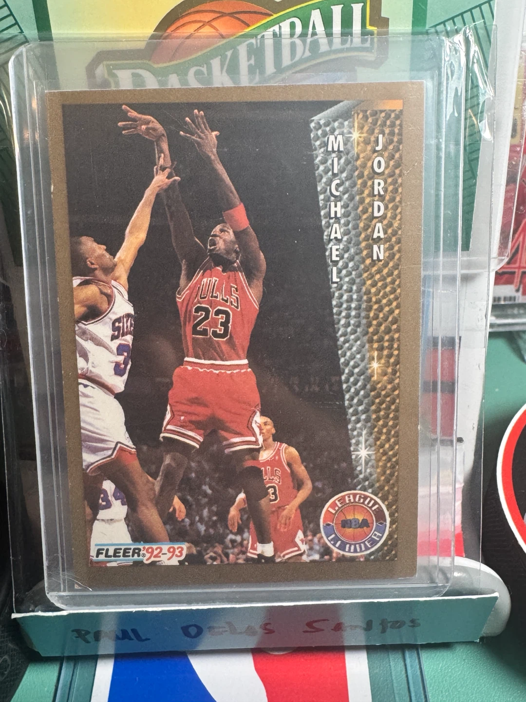 1992-93 Fleer Michael Jordan Scoring Leader Basketball Card