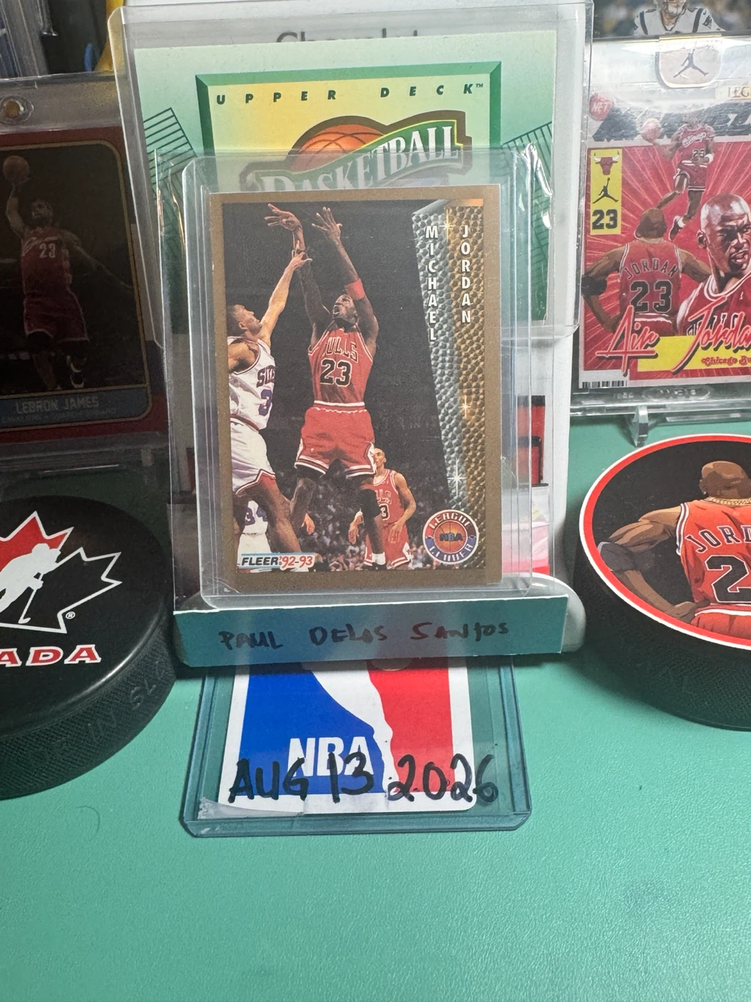 1992-93 Fleer Michael Jordan Scoring Leader Basketball Card - photo 2