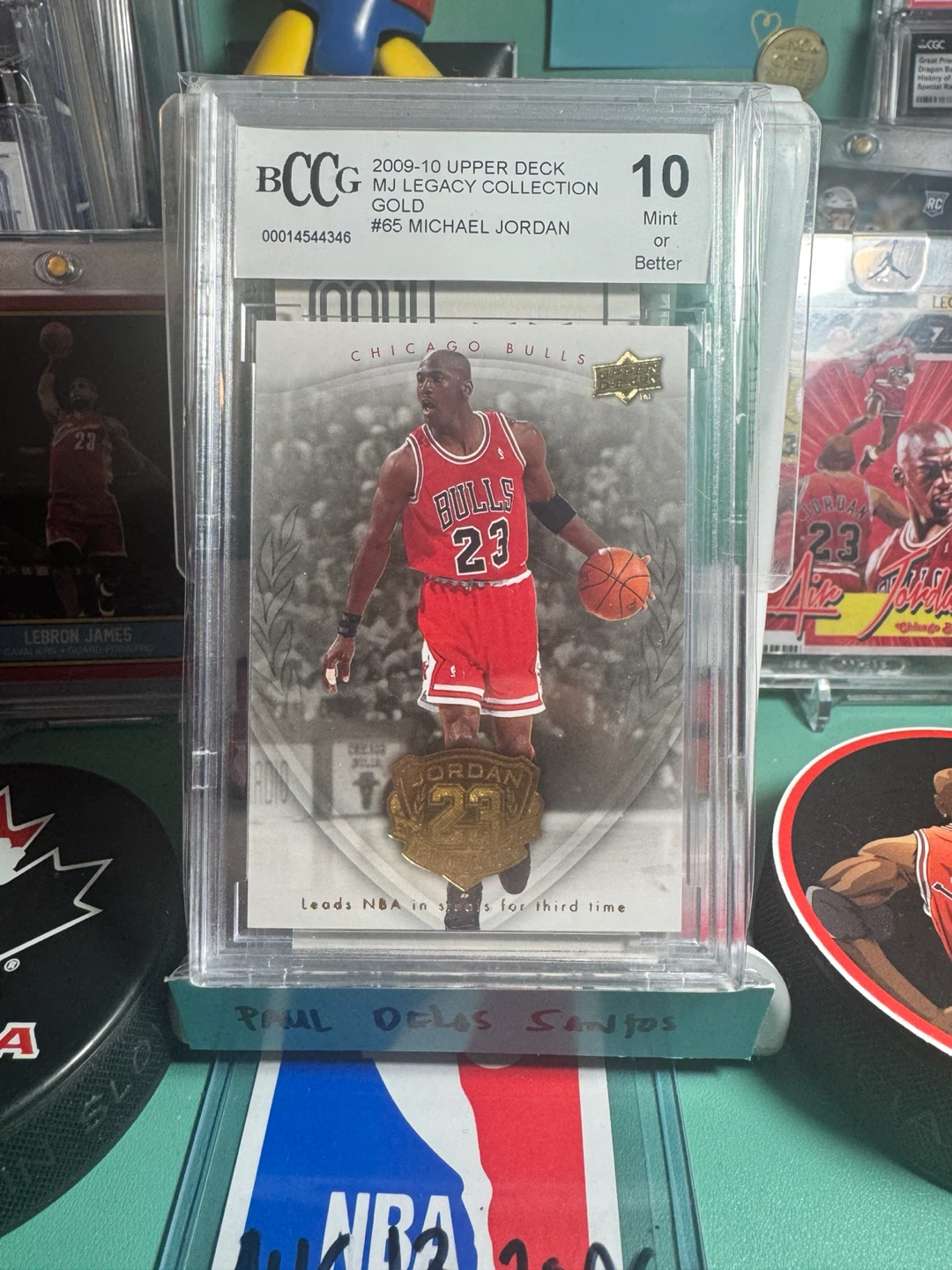 Michael Jordan 2009-10 Upper Deck MJ Legacy Collection Gold Card