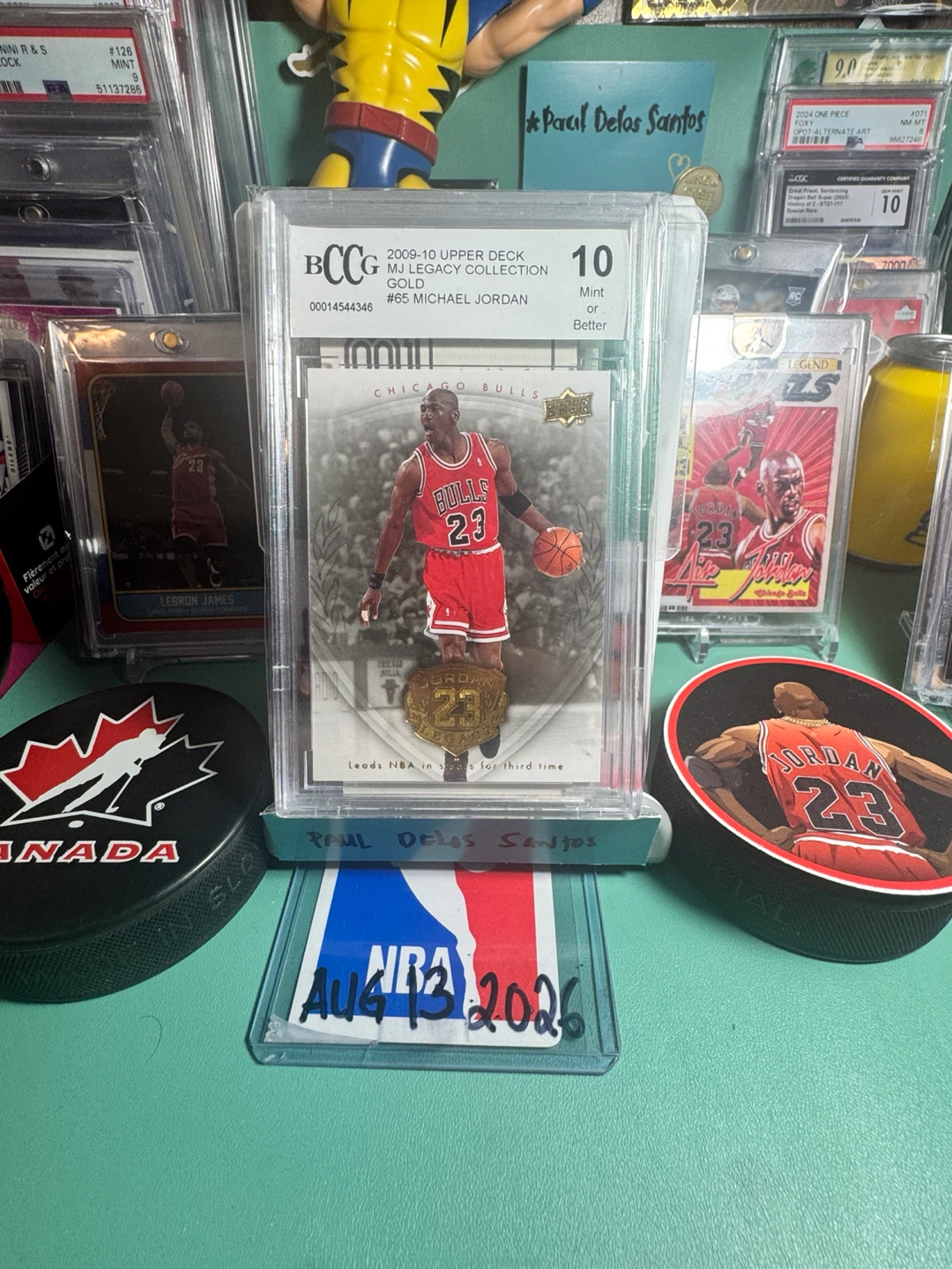 Michael Jordan 2009-10 Upper Deck MJ Legacy Collection Gold Card - photo 2