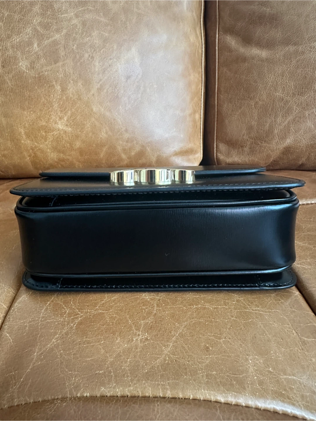 CELINE Black Leather Triomphe Bag - photo 2