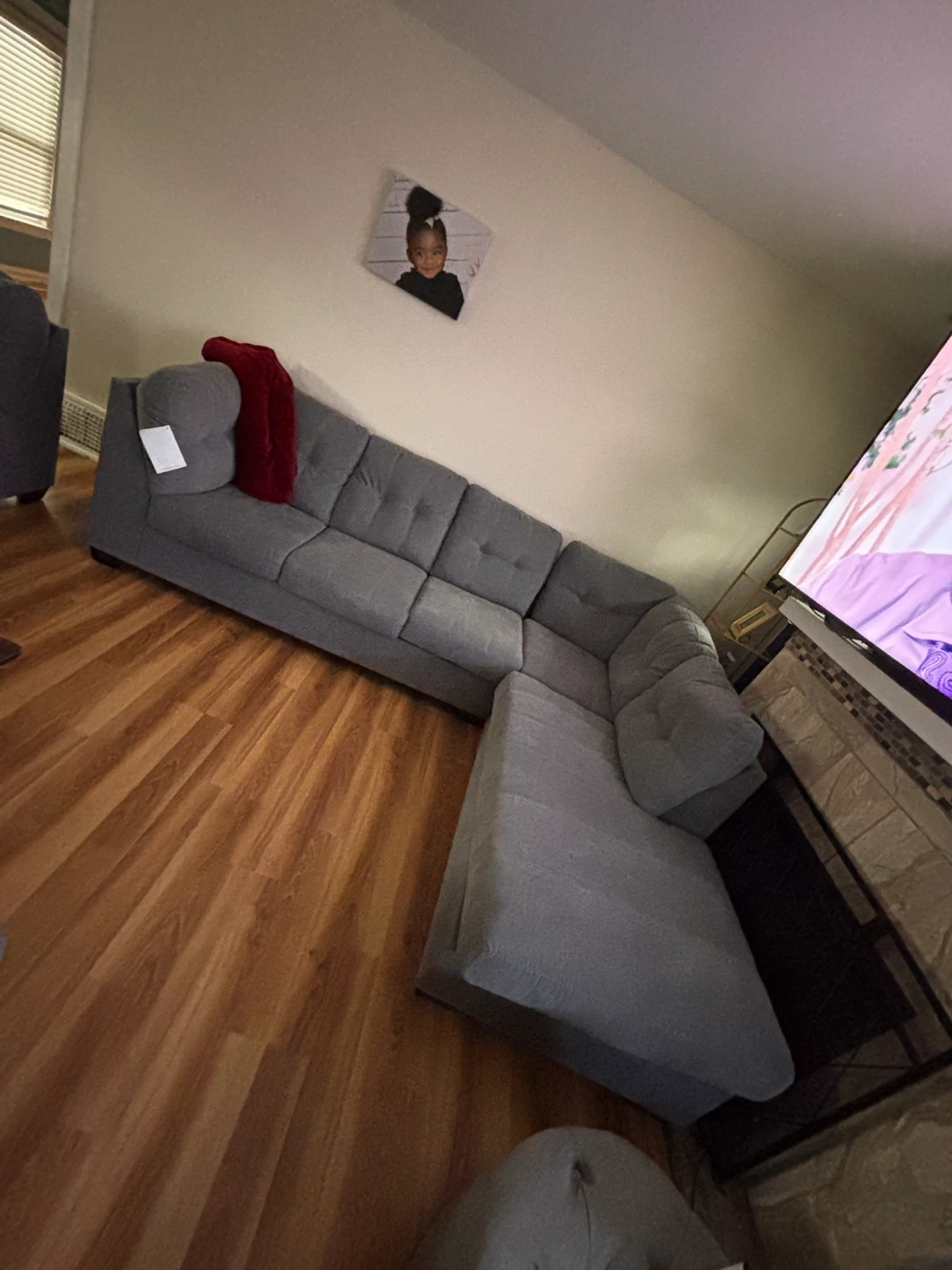 Gray Sectional Sofa