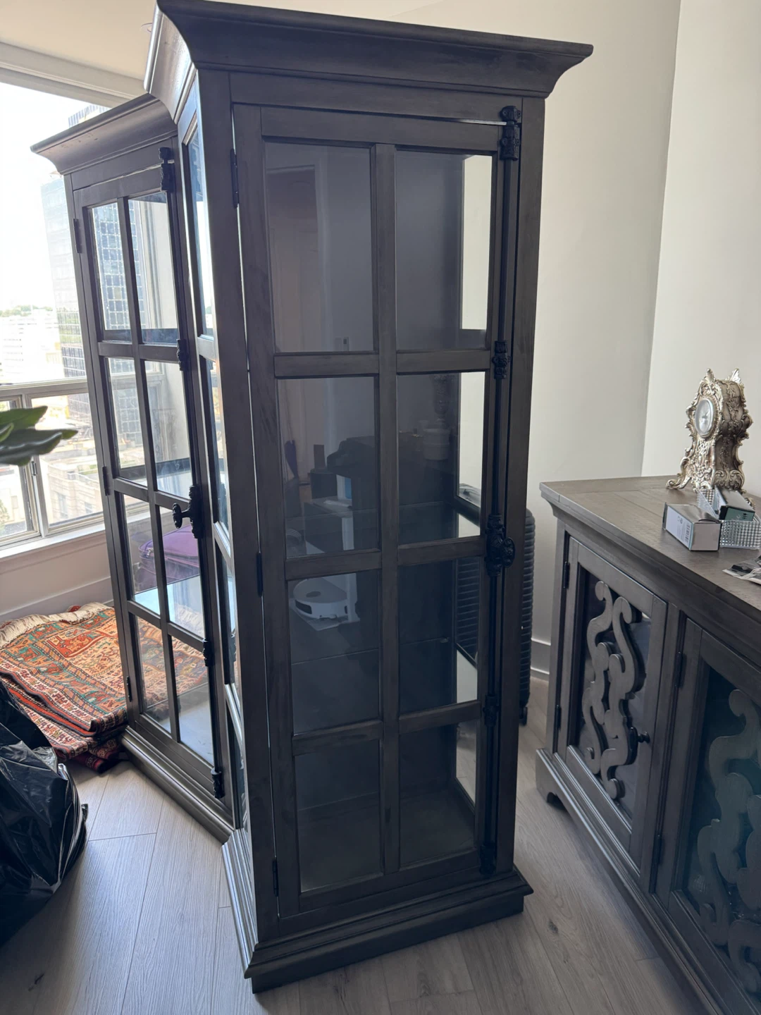 2 × Scarlett Curio Display Cabinets