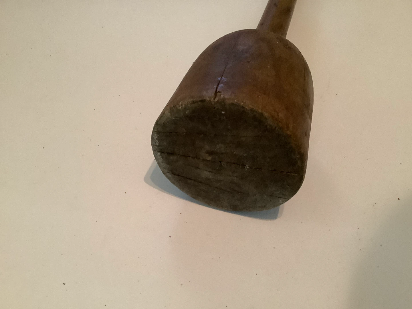 Large Antique/Vintage Wooden Masher/Pestle 🐞 - photo 2
