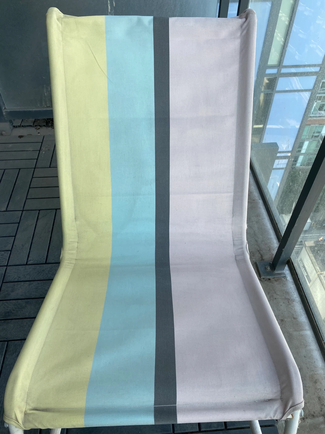 Striped Lounge Chair - photo 2