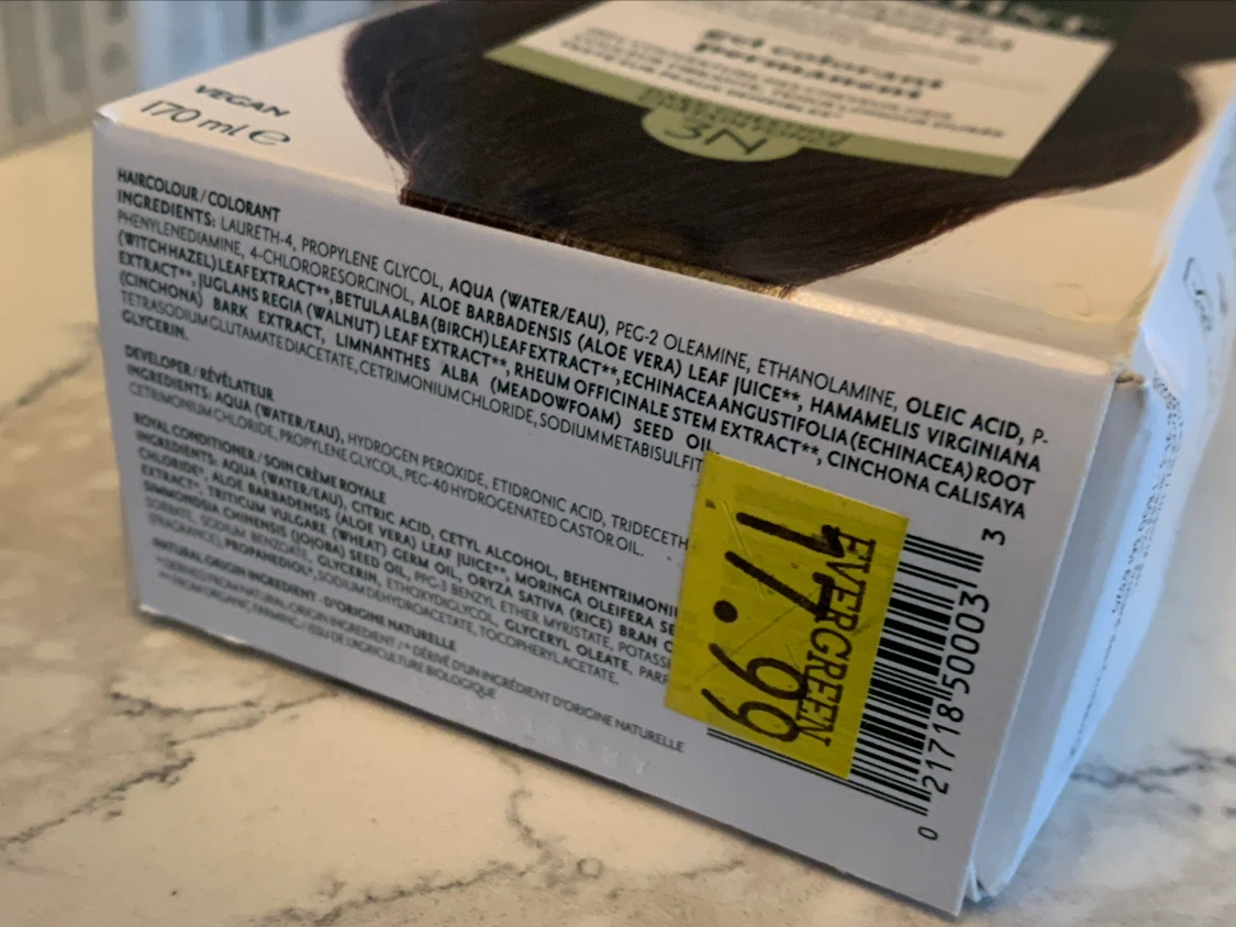 Brand New - Herbatint Haircolour Gel 3N Dark Chestnut - photo 2