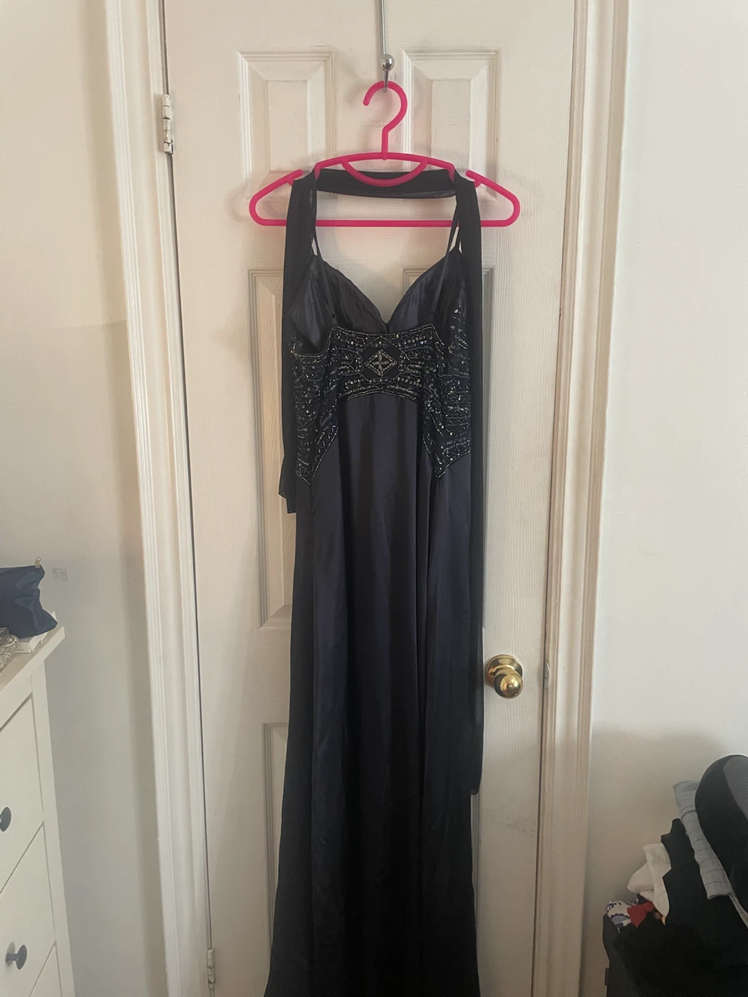 Le Chateau Beaded Halter Evening Gown - photo 3
