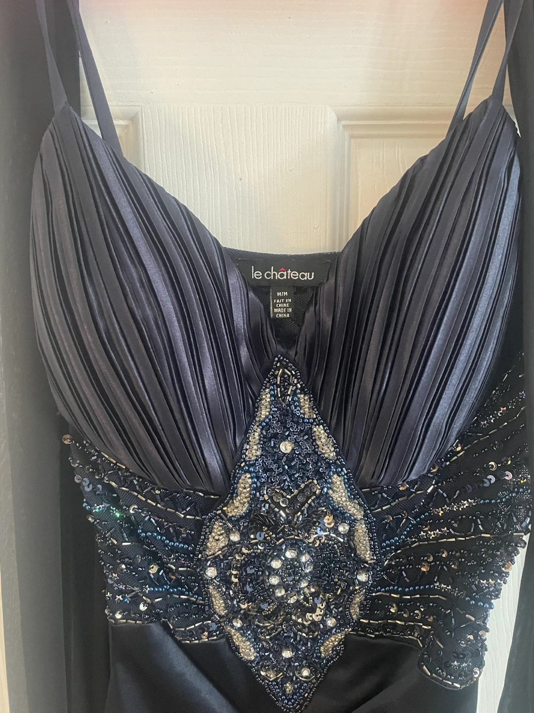 Le Chateau Beaded Halter Evening Gown - photo 5