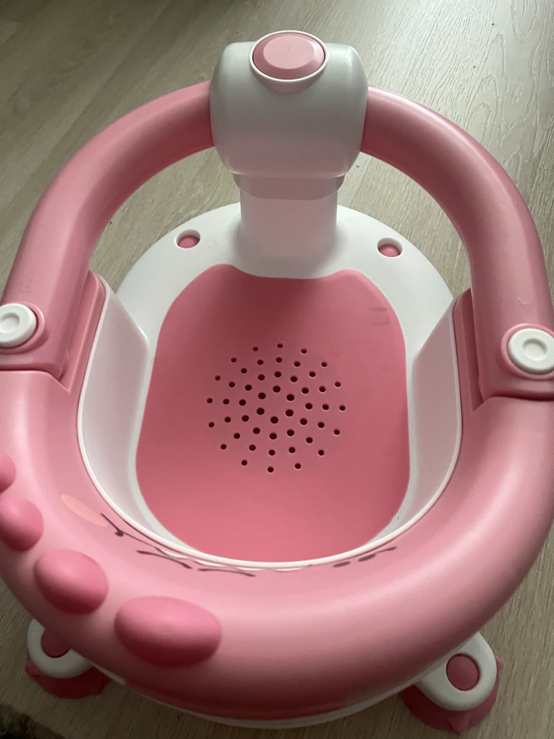 Pink Dinosaur Baby Bath Seat - photo 3