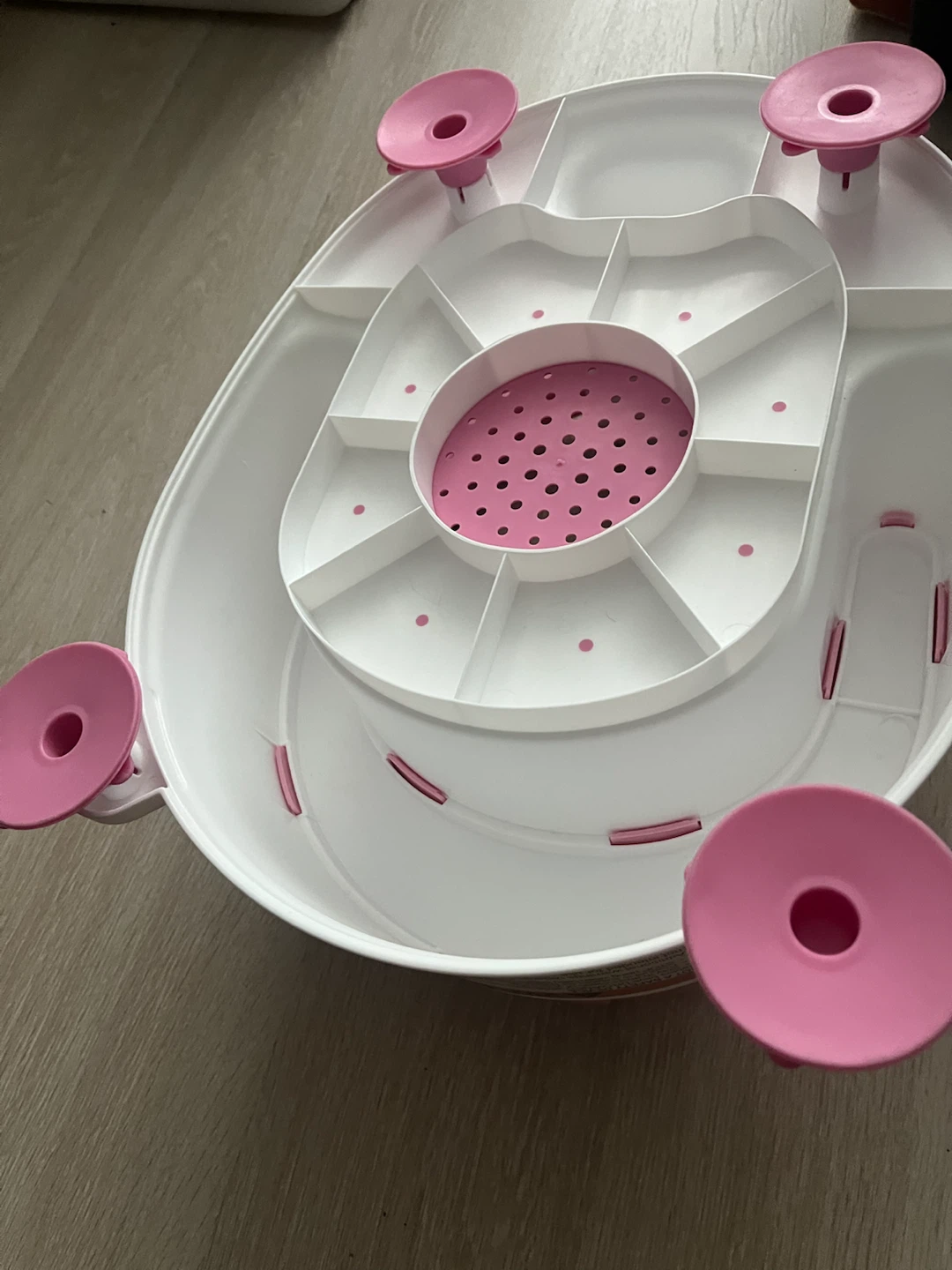 Pink Dinosaur Baby Bath Seat - photo 4