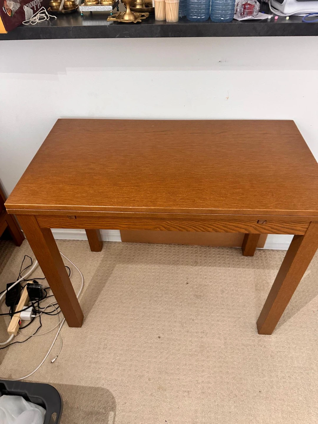 Wooden Console Table - photo 3