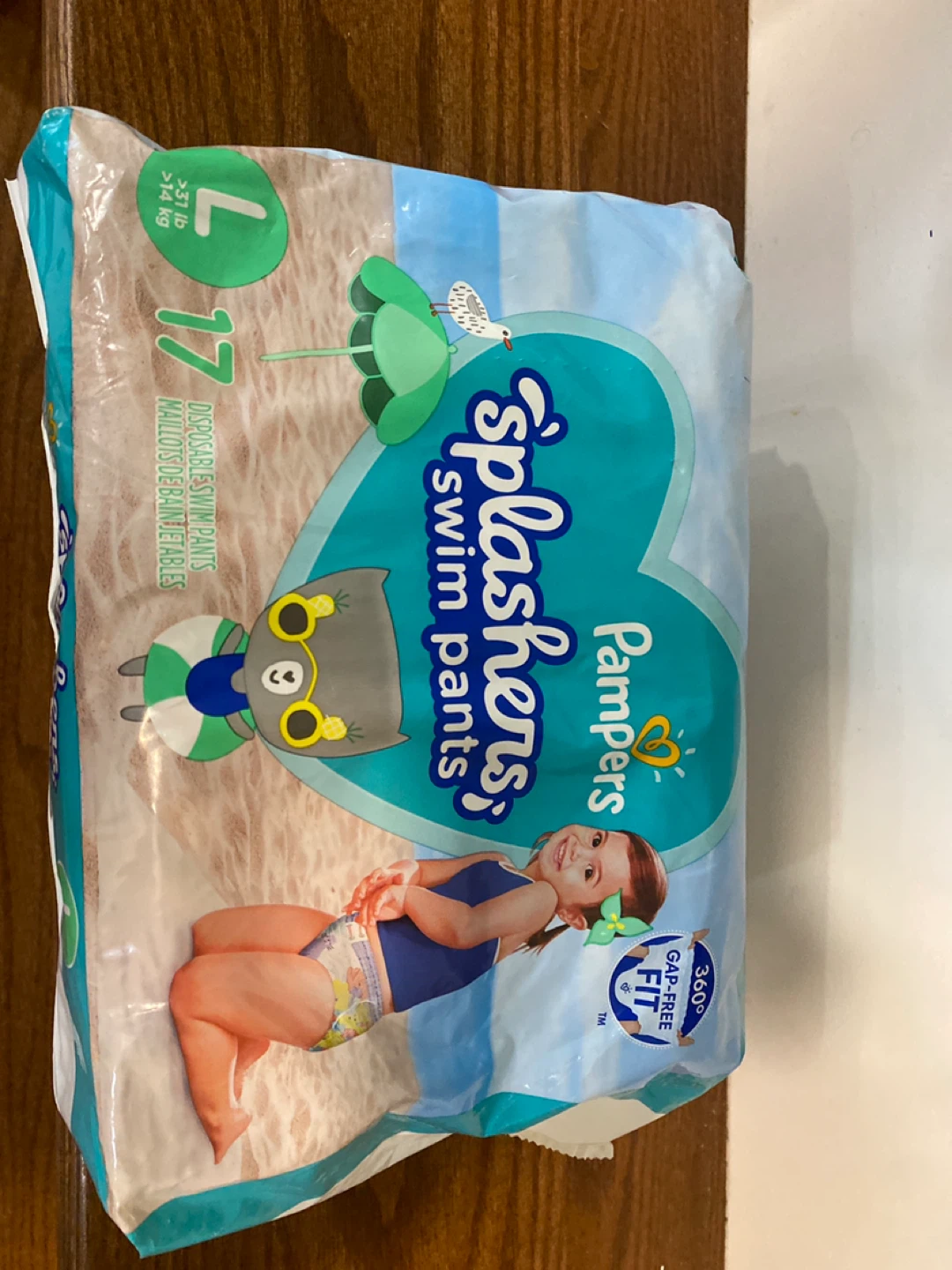 Pampers Splashers Swim Pants - Size L (17 count)