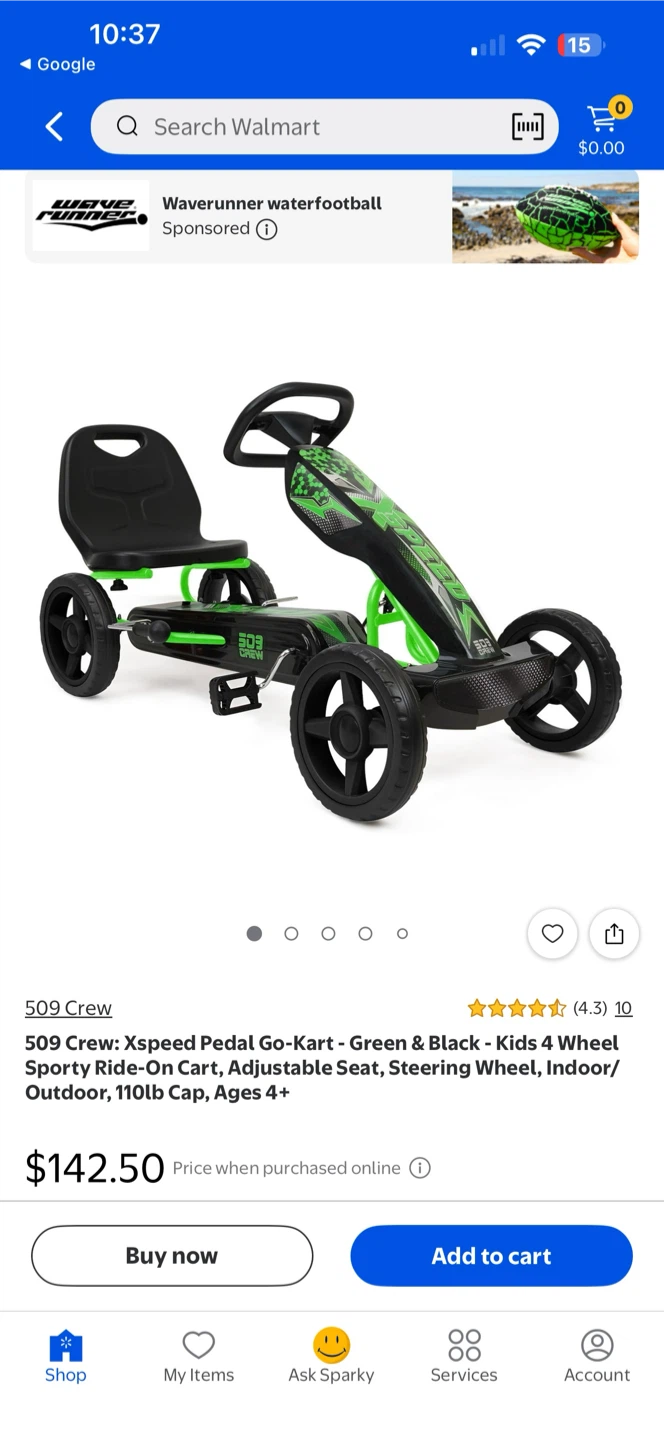 Xspeed Pedal Go-Kart - photo 3