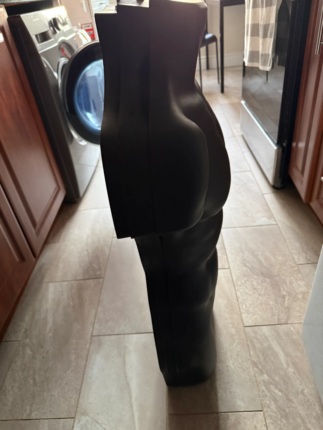 4 Male Molded Black Torso Form - Fits Men's Sizes S-L - photo 3