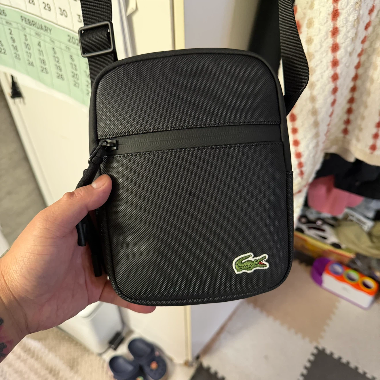 Lacoste Black Crossbody Bag