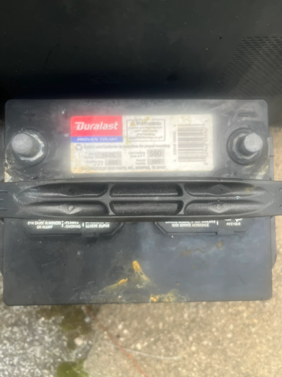 Duralast 550 Car Battery