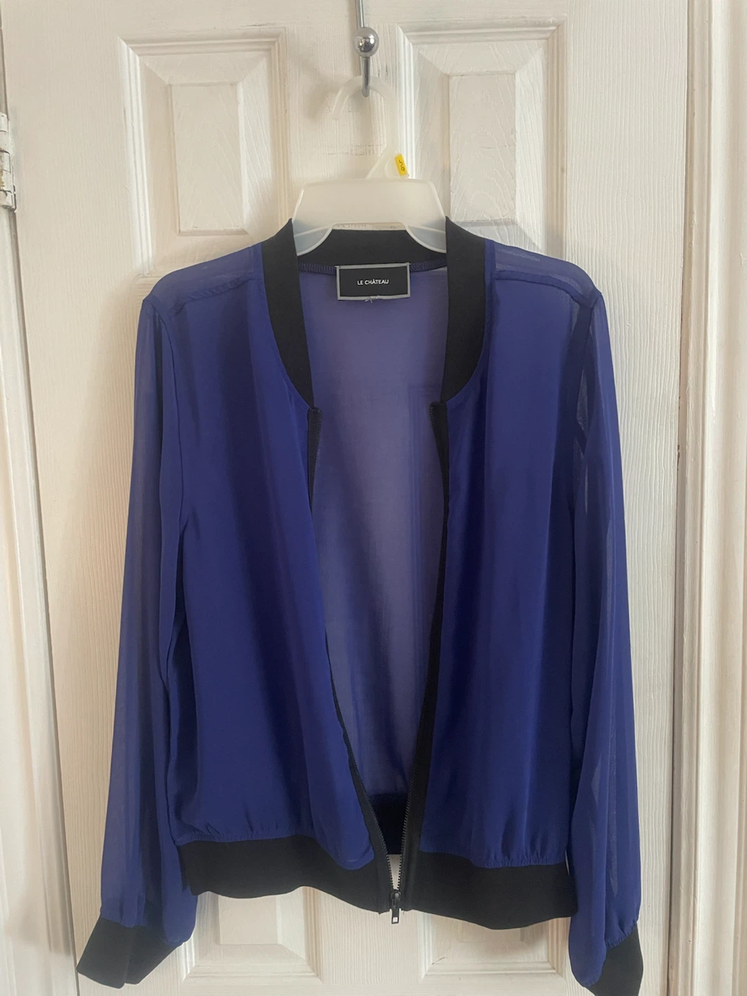 Le Château Blue Sheer Bomber Jacket - photo 2