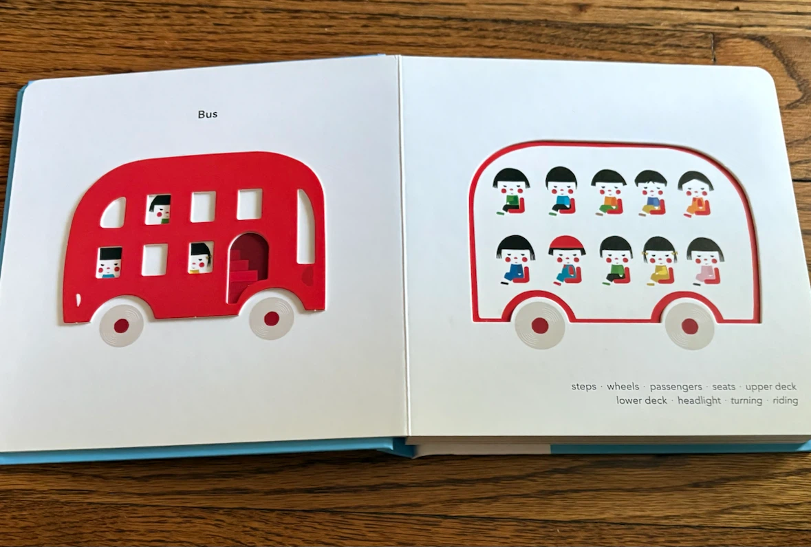 Vehicles Touch Think Learn Board Book by Xavier Deneux - photo 2