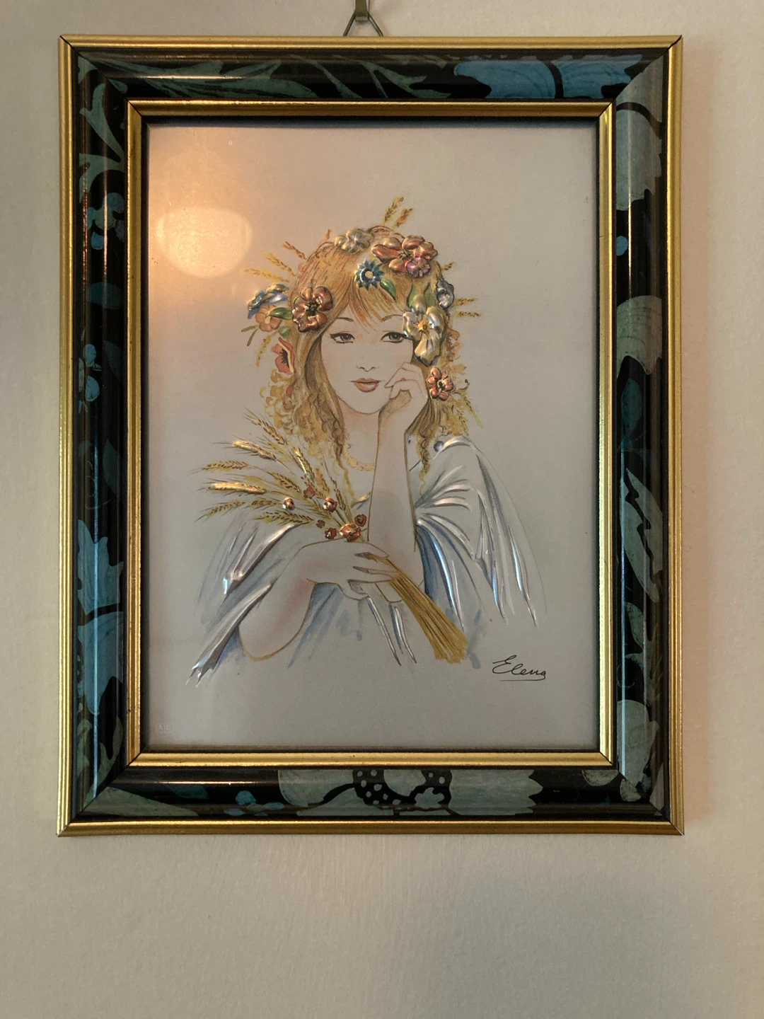 Vintage Italian foil art