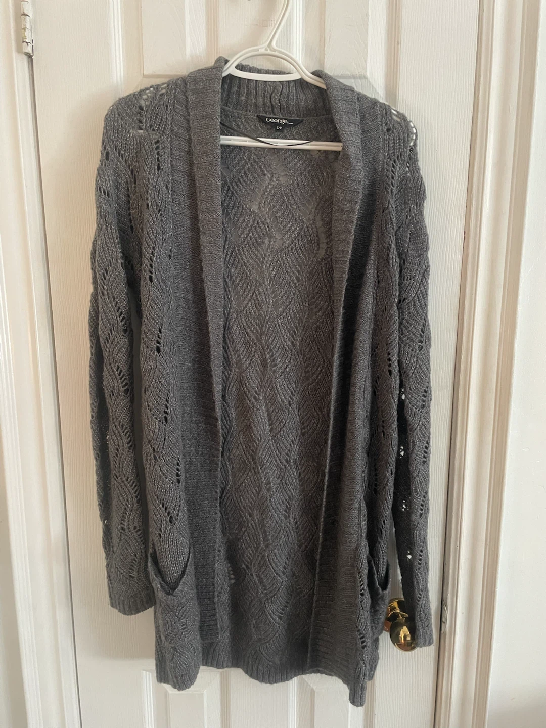 George Grey Knit Cardigan